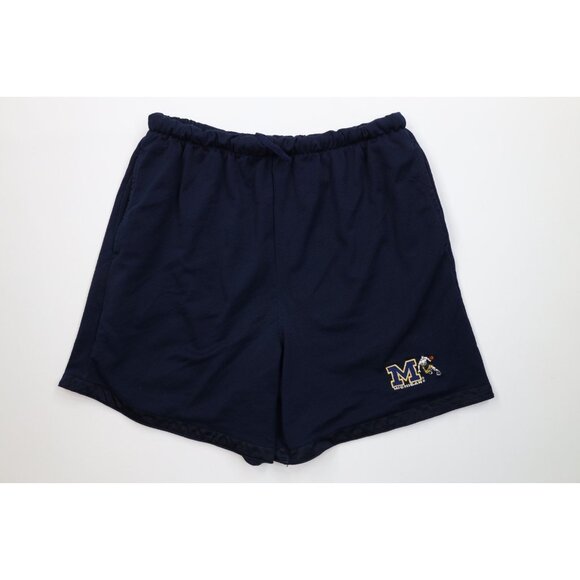 Vtg 90s And1 And One Mens XL Spell Out University of Michigan Basketball Shorts - Picture 1 of 13